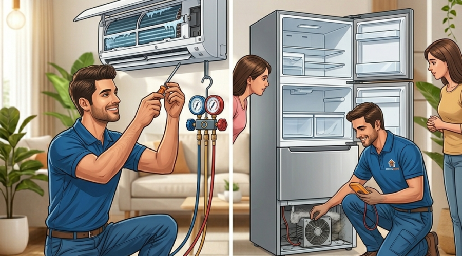 AC / Fridge / TV Repair at Home – Fast & Reliable Appliance Services